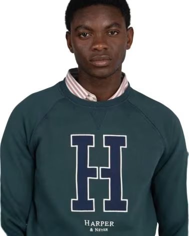 HARPER NEYER FELPA RAGLAN 404126301 VERDE