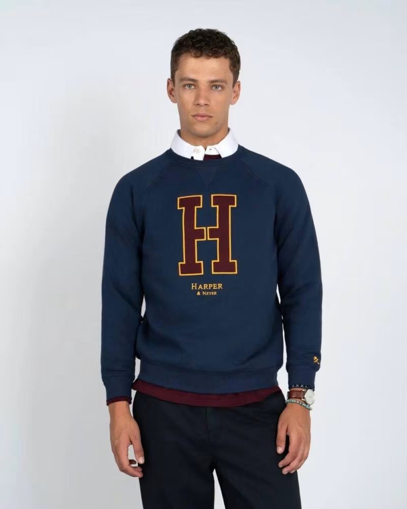 HARPER NEYER SUDADERA RAGLÁN NAVY AZUL