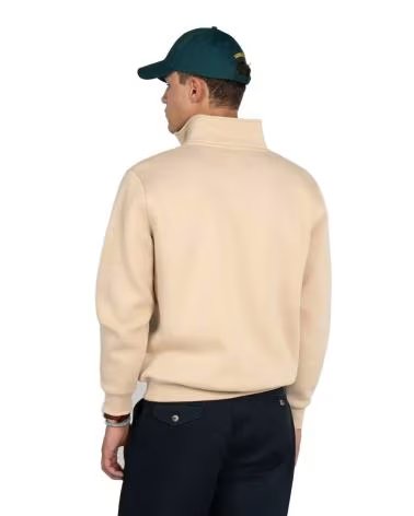 HARPER NEYER SUDADERA HALF ZIPPER BEIGE