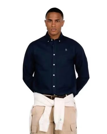 HARPER NEYER CHEMISE OXFORD NAVY AZUL
