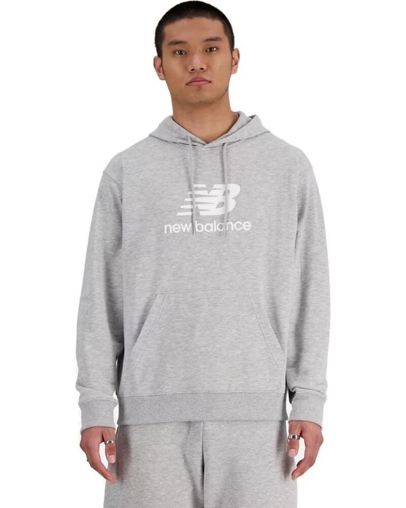 NEW BALANCE Sudaderas Sport Essentials French Terry Logo Hoodie MT41501 AG Gris GRIS