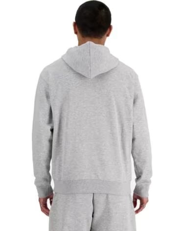 NEW BALANCE Sudaderas Sport Essentials French Terry Logo Hoodie MT41501 AG Gris GRIS