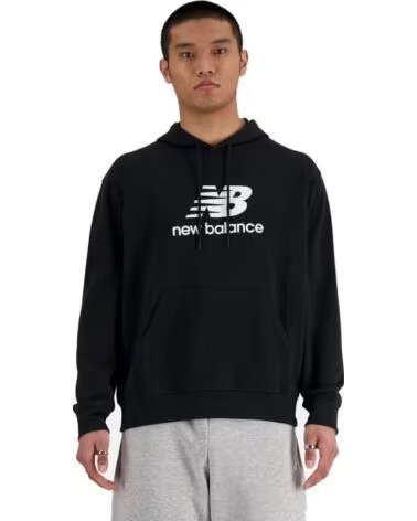 NEW BALANCE Sudaderas Sport Essentials French Terry Logo Hoodie MT41501 BK Negro NEGRO