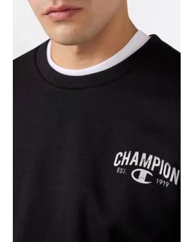 CHAMPION SWEATSHIRT CREWNECK 222783 NBK NEGRO