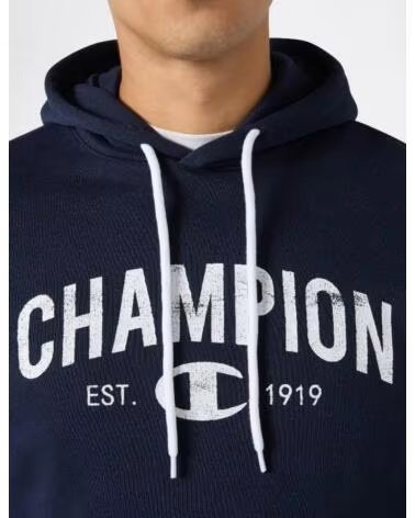 CHAMPION SUDADERA CON CAPUCHA HOODED SWEATSHIRT 222782 MARINO AZUL