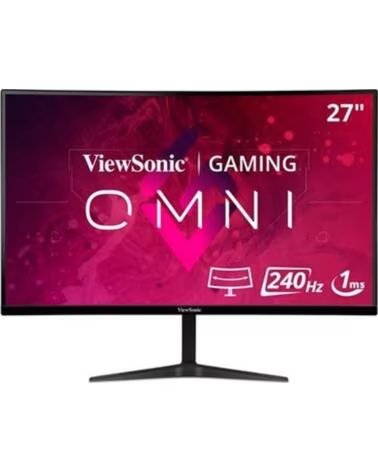 VIEWSONIC Monitor led gaming 27 pulgadas vx2719 - pc - mhd va - fhd - 2 x hdmi - dp - 240hz - 1ms - a - sync - vesa