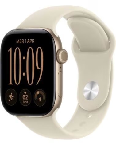 APPLE Smartwatch watch s12 gps cell 42mm light gold aluminium case with sand sport band m - l