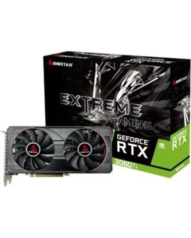 BIOSTAR Tarjeta grafica rtx 3060 ti 8gb gddr6 - 3x dp - 1x hdmi pci express 4 0