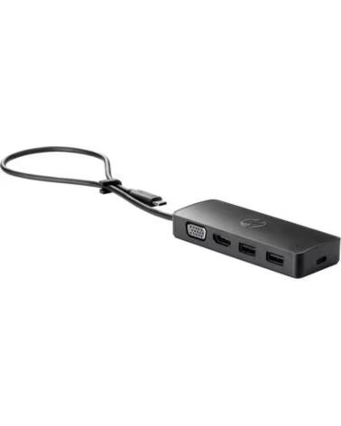HP Hub travel g2 usb3 0 tipo - c usb - c - 2 usb - 1 hdmi - 1 vga - negro