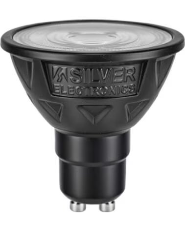 SILVER Bombilla led nitra electronics dicroica 6 5w=80w - gu10 - 2700k - 38º - 9000lm - luz calida - a ca