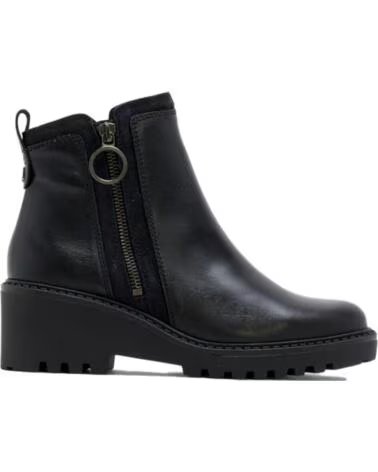 PORRONET BOTTINES PLATES FEMME 4866 NOIR NEGRO