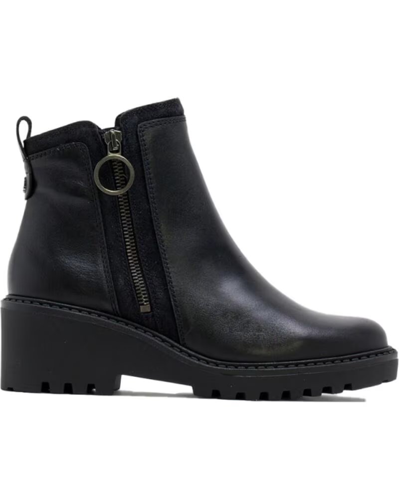 PORRONET BOTTINES PLATES FEMME 4866 NOIR NEGRO