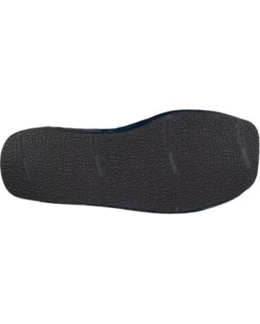 SEVILLAS PANTOFOLE DA UOMO 806-102 CHINELA IN SUAPEL RICAMATO BLU AZUL