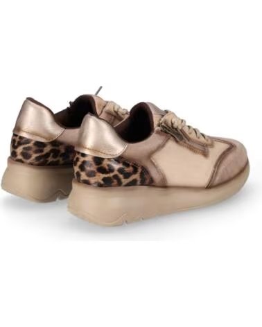 CHIKA10 CHAUSSURES CUIR FEMME COMPENSÉES BASSES ST AZULADO 05 BEIG-BEIGE