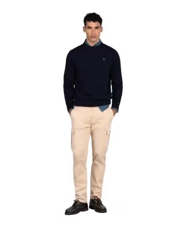 HARPER NEYER MAGLIONE GIROCOLLO BLU NAVY AZUL