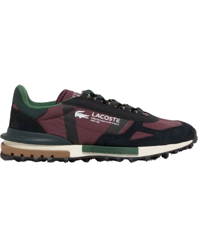 LACOSTE Zapatillas Burdeos para Hombre - elite active 40