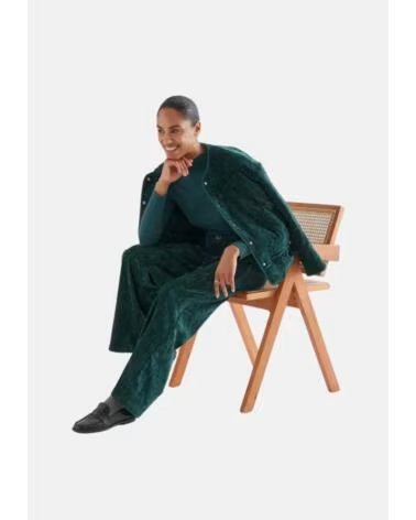 COMPAIA FANTASTICA PANTALONES DE MUJER VERDE