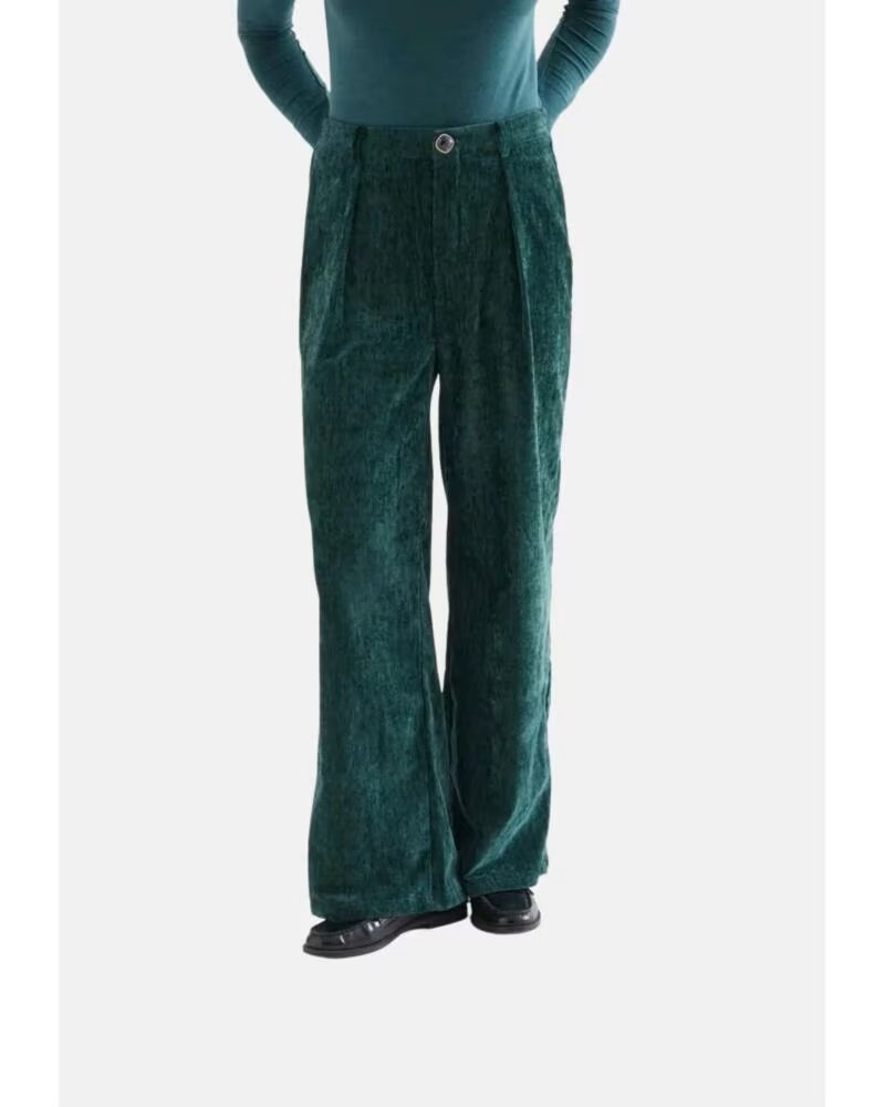 COMPAIA FANTASTICA PANTALONES DE MUJER VERDE