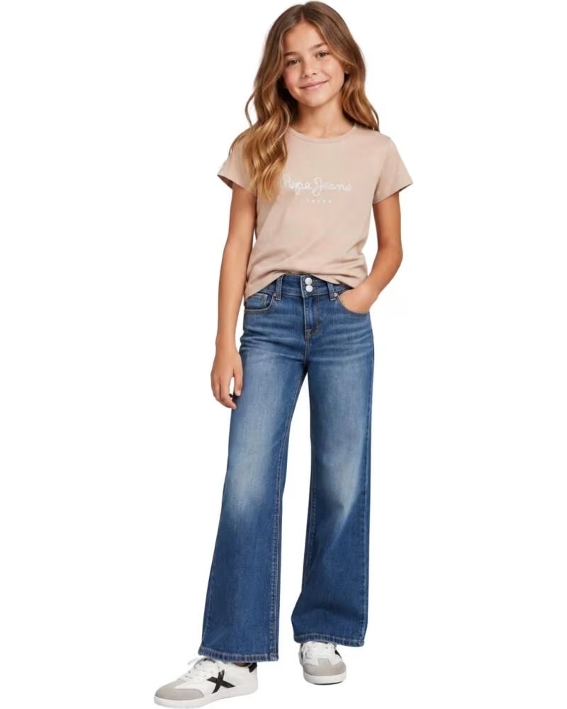 PEPE JEANS T-SHIRT MANCHES COURTES FILLE VIOLET MORADO