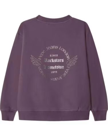 PEPE JEANS NINA SWEATSHIRT LILA MORADO