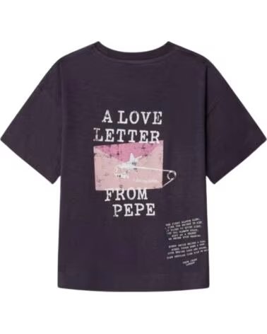 PEPE JEANS KURZARMSHIRT MÄDCHEN GRAU GRIS