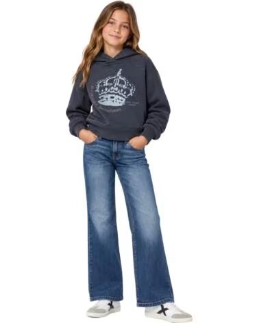 PEPE JEANS KAPUZENPULLOVER MIT PRINT NINA GRIS