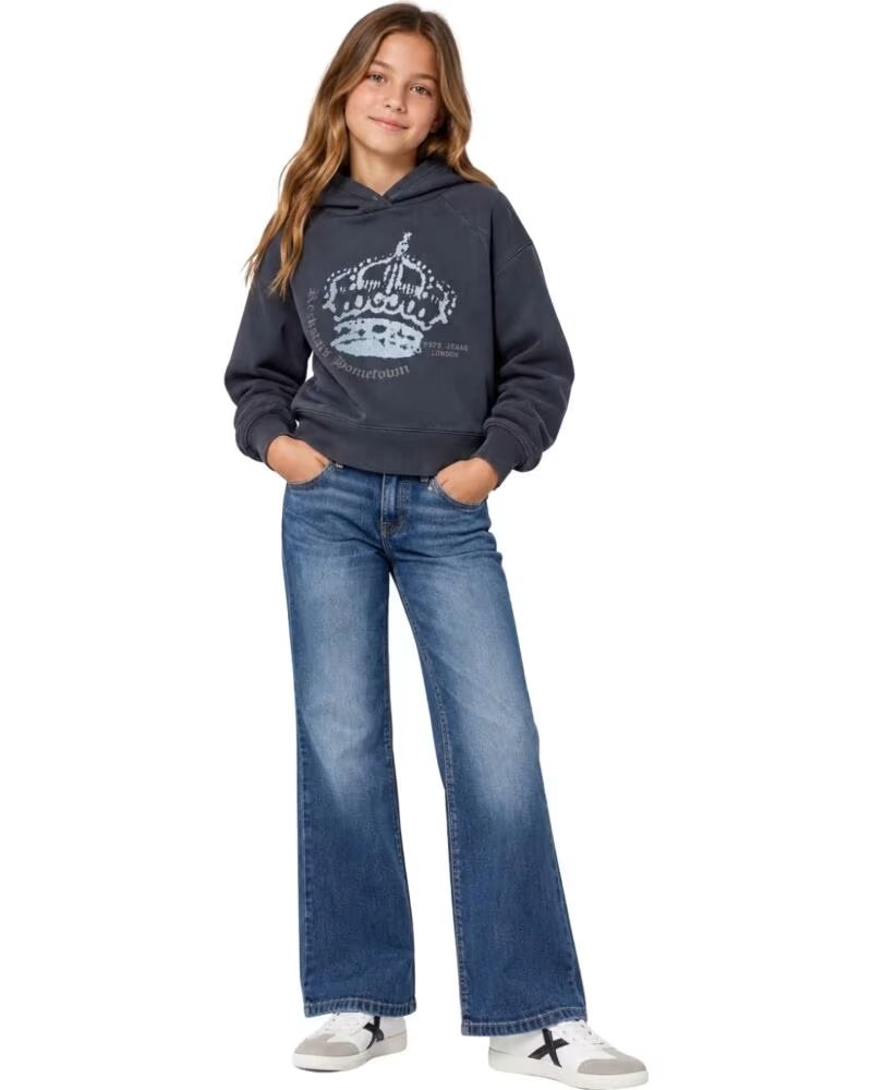 PEPE JEANS KAPUZENPULLOVER MIT PRINT NINA GRIS