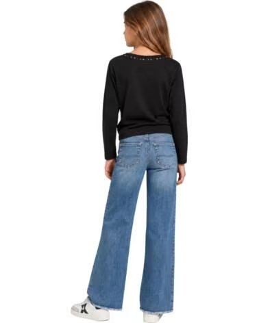 PEPE JEANS MAGLIETTA MANICA LUNGA NINA NEGRO