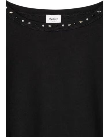 PEPE JEANS MAGLIETTA MANICA LUNGA NINA NEGRO