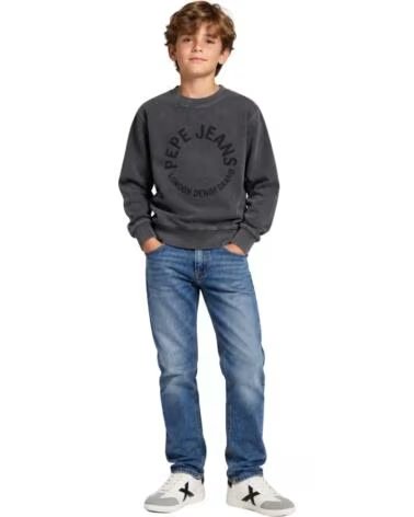 PEPE JEANS SWEAT-SHIRT ENFANT GRIS