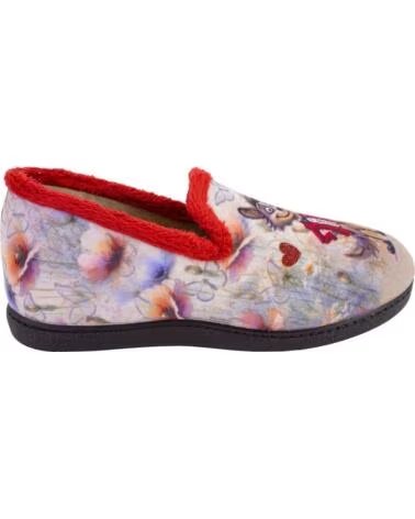 ECOFLEX 12007LOBOFLORES HAUSSCHUHE FÜR DAMEN ROJO