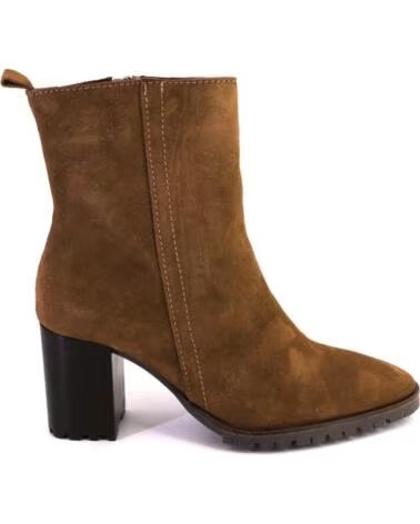 LOL SHOES SIRI7445 BOTTINES FEMME DAIM CAMEL