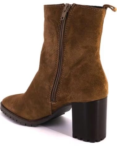 LOL SHOES SIRI7445 BOTTINES FEMME DAIM CAMEL