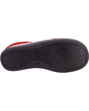 ECOFLEX 12008LOBOFLORES HAUSSCHUHE FÜR DAMEN ROJO