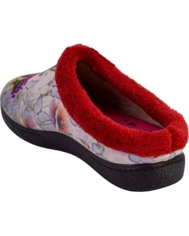 ECOFLEX 12008LOBOFLORES HAUSSCHUHE FÜR DAMEN ROJO