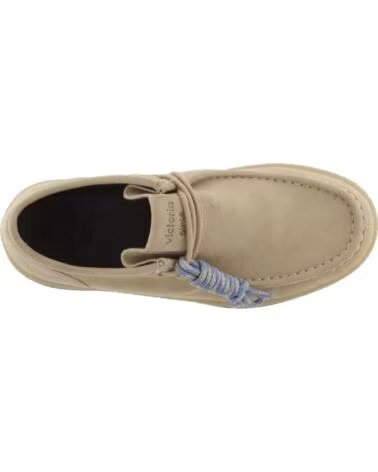 VICTORIA BASKETS MALMO WALLABEE CROÛTE DE CUIR 1268101 BEIGE