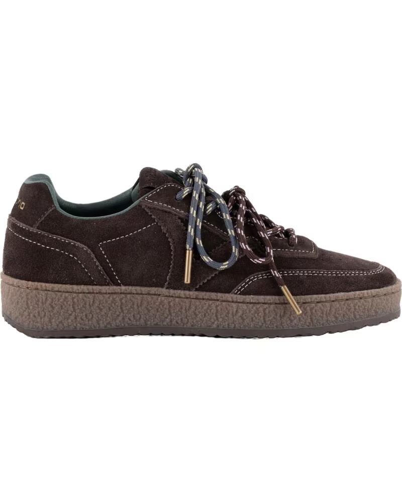 VICTORIA BASKETS MALMO CROÛTE DE CUIR 1268100 MARRON