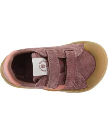 SNEAKER BAMBINA OLIVER BAREFOOT STRAPPI CROSTA DI CUOIO 1356107 MALVA