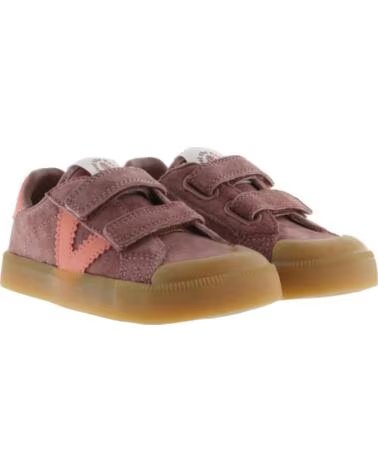 SNEAKER BAMBINA OLIVER BAREFOOT STRAPPI CROSTA DI CUOIO 1356107 MALVA