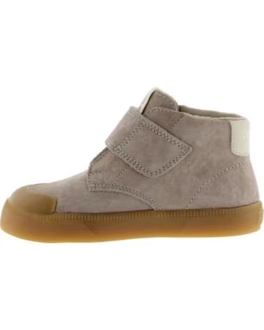 VICTORIA BOTTINES ENFANT OLIVER BAREFOOT CROÛTE DE CUIR 1356108 TAUPE