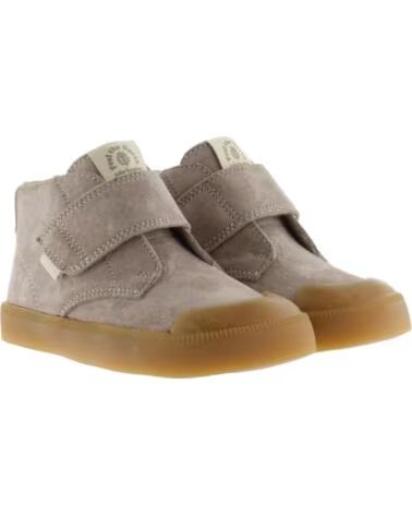 VICTORIA BOTTINES ENFANT OLIVER BAREFOOT CROÛTE DE CUIR 1356108 TAUPE