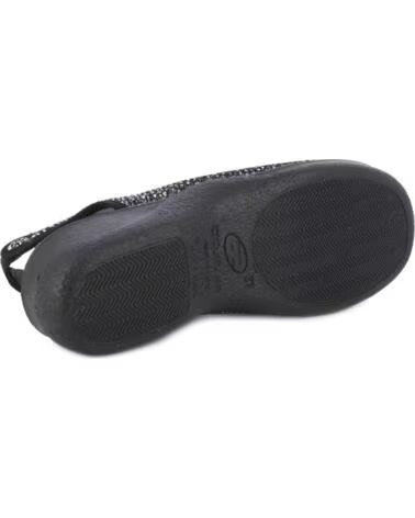 SANDALO ORTOPEDICO DOCTOR CUTILLAS 21795 ELASTICI NERO NEGRO