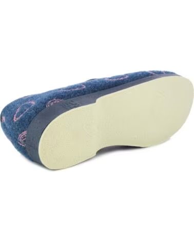 D`CUTILLAS PANTOFOLE DOCTOR CUORI 332 BLU MARINO