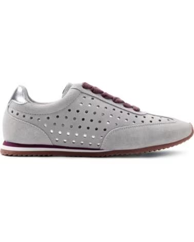 GIOSEPPO BASKETS POUR FEMME 80260 CUIR BRILLANT GRIS