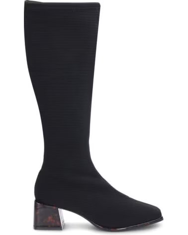 GIOSEPPO Bota de cana alta para mujer 80124 Elasticas BLACK