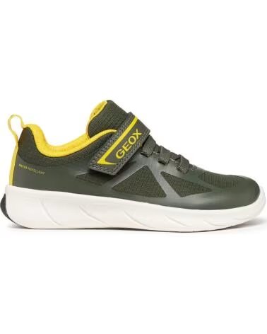 GEOX SCARPE SPORTIVE J668JA FOOT-RUN BOY DKGREENYELLOW