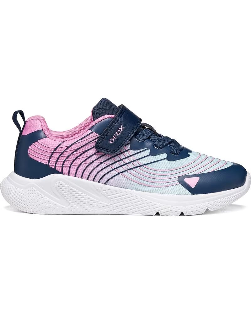 GEOX BASKETS FILLE J SPRINTYE GIRL AQUAPINK J66FWB