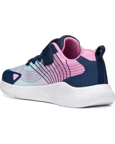 GEOX BASKETS FILLE J SPRINTYE GIRL AQUAPINK J66FWB