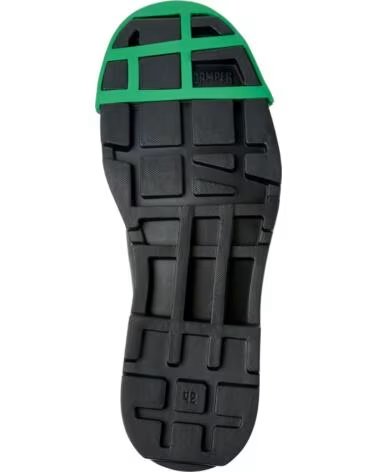 SAPATOS MASCULINOS CAMPER K100872 JUNCTION PRETO E VERDE NEGROVERDE033