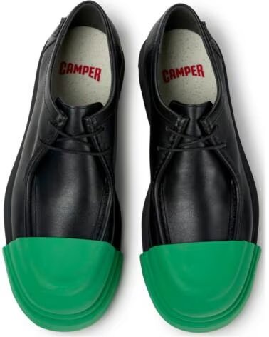 SAPATOS MASCULINOS CAMPER K100872 JUNCTION PRETO E VERDE NEGROVERDE033